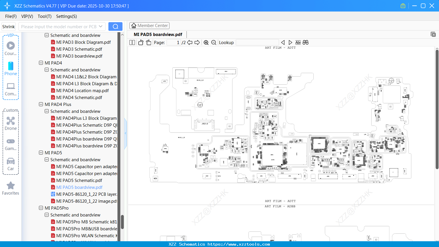 Xiaomi MI PAD5 Boardview